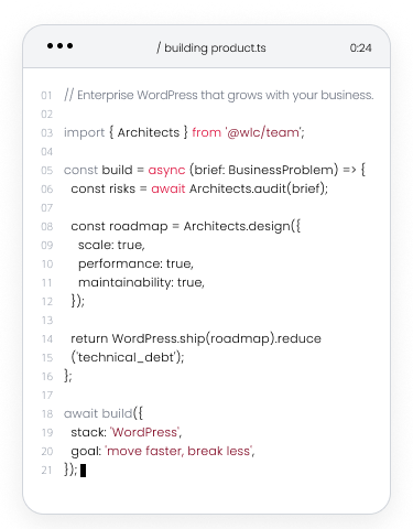 Enterprise WordPress Development Agency - WLC